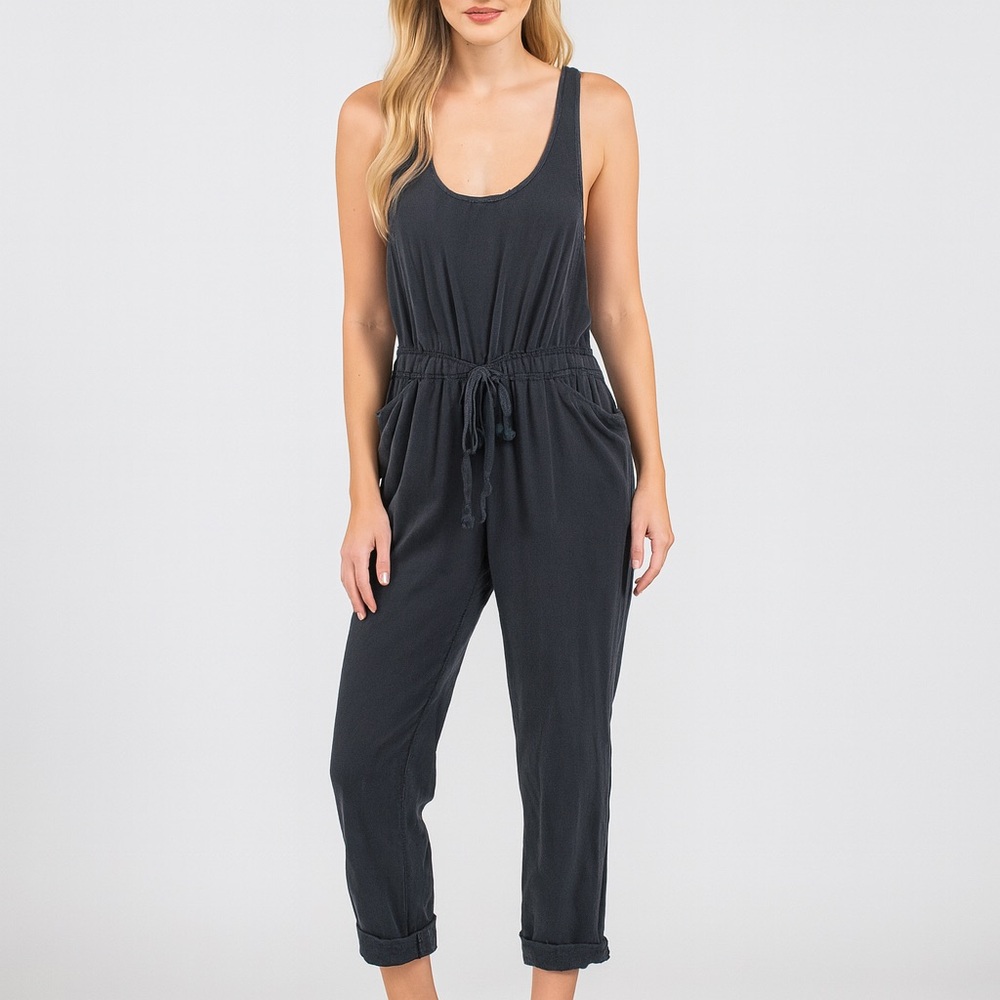 🕶️ CUBE SUGAR Japan Drop-Crotch Knot-Back Jumpsuit 👟‎